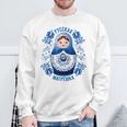 Matryoshka ロシア人形 Gzhelより スウェットシャツ 高齢者への贈り物