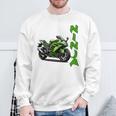 Ninjaオートバイスポーツバイク 長袖tシャツ スウェットシャツ 高齢者への贈り物