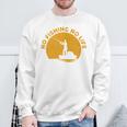No Fishing No Life 釣り フィッシング ロゴ プリント 長袖tシャツ スウェットシャツ 高齢者への贈り物
