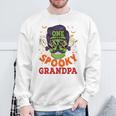 Onepooky Grandpa ハロウィン ホラーマン サングラス ファミリー 長袖tシャツ スウェットシャツ 高齢者への贈り物