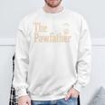 The Pawfather ファニーペット愛好家 ノベルティ 父の日 長袖tシャツ スウェットシャツ 高齢者への贈り物