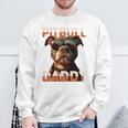 Pitbull Daddyピットブル・パパ・ヴァタータグ アメリカン・ピット・ブル・テリア・パパ 長袖tシャツ スウェットシャツ 高齢者への贈り物
