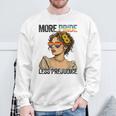 More Pride Less Prejudice Lgbt Pride Month Gay Pride Lesbian Sweatshirt Gifts for Old Men