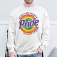 Pride Removes Nasty Orange Stains Pride Month Lgbtq Retro Sweatshirt Gifts for Old Men