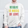 Reggae Is Music Of Love 長袖tシャツ スウェットシャツ 高齢者への贈り物