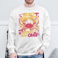 Reject Humanity Evolve To Crab ファニーカニ 長袖tシャツ スウェットシャツ 高齢者への贈り物