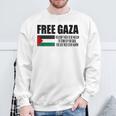 Save Gaza Free Palestine Free Gaza Proud Gaza Palestina スウェットシャツ 高齢者への贈り物