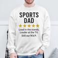 Sports Dad Loud In Thetands MVP 引用 スウェットシャツ 高齢者への贈り物