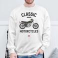 Sr500 ブラック クラシックバイク モーターサイクリスト オートバイ スウェットシャツ 高齢者への贈り物
