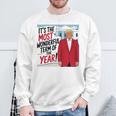 「今年一番素晴らしい言葉だ」トランプクリスマス 長袖tシャツ スウェットシャツ 高齢者への贈り物
