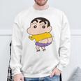 【まんが】クレヨンしんちゃん 尻出ししんちゃん スウェットシャツ 高齢者への贈り物