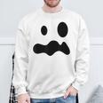 お化けの顔 ハロウィーン 幽霊 おばけ ゆうれい スウェットシャツ 高齢者への贈り物