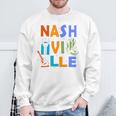 お土産 From Nashville Tn Trip Guitar Music City ナッシュビル 長袖tシャツ スウェットシャツ 高齢者への贈り物