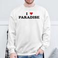 アイ・ハート Usa シティ-アイ・ラブ・パラダイス スウェットシャツ 高齢者への贈り物