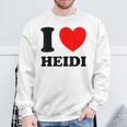 アイ・ラブ・ハイジ スウェットシャツ 高齢者への贈り物