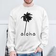 アロハ ハワイ ハワイアン ヤシの木 スウェットシャツ 高齢者への贈り物