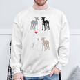 イタリアン・グレイハウンドが大好き スウェットシャツ 高齢者への贈り物