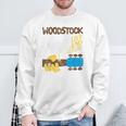 ウッドストック・ライブ・アンド・レット・ライブ スウェットシャツ 高齢者への贈り物