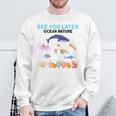オーシャンネイチャー 未来の海洋生物学者 科学者 スウェットシャツ 高齢者への贈り物