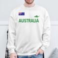 オーストラリア 国旗 カンガルー サッカー ラグビー フットボール 水泳 応援 スウェットシャツ 高齢者への贈り物