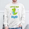 キッズ マッチング Little Bro Dino & Big Bro Dino スウェットシャツ 高齢者への贈り物