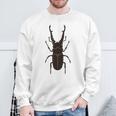 ギラファノコギリクワガタ _昆虫_くわがた スウェットシャツ 高齢者への贈り物