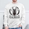 クワガタムシ昆虫コレクターデザイン スウェットシャツ 高齢者への贈り物