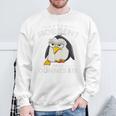 グーテン・モルゲン極薄アイスクリーム おもしろモーニンググループ ペンギン スウェットシャツ 高齢者への贈り物