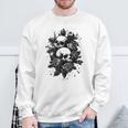ゴシック フローラル アートワーク ゴス 美的 ローズ オルタナティブ フローラル スウェットシャツ 高齢者への贈り物