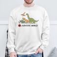ジュラシック・ワールド Dinosaurs Loose Illust スウェットシャツ 高齢者への贈り物