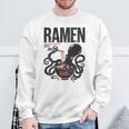 ストリートウェア ラーメン カワイイ オタク マンガ アニメ バックプリント モダン スウェットシャツ 高齢者への贈り物
