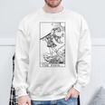 タロット・メジャー・アルカナ ザ・フール 長袖tシャツ スウェットシャツ 高齢者への贈り物