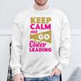 チア チアリーディング Keep Calm And Go チアリーディング スウェットシャツ 高齢者への贈り物