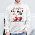チェリーフルーツ スイートジューシーレッドチェリー 食通ギフト スウェットシャツ 高齢者への贈り物
