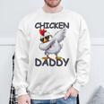 チキン パパ ニワトリ 父 チキン ジャンパー 農家 父の日 長袖tシャツ スウェットシャツ 高齢者への贈り物