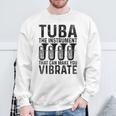 チューバ 振動させる楽器 ミュージシャン チューバ スウェットシャツ 高齢者への贈り物