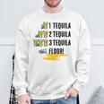 テキーラ 2 テキーラ 3 テキーラ フロア シンコ・デ・マヨ 飲料 スウェットシャツ 高齢者への贈り物