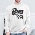 デヴィッド・ボウイ・ダイアモンド・ドッグス 1974 スウェットシャツ 高齢者への贈り物