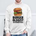 ハンバーガー研究 ハンバーガー 長袖tシャツ スウェットシャツ 高齢者への贈り物