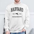 ハーバード マサチューセッツ Ma ビンテージ アスレチック ブラックスポーツデザイン スウェットシャツ 高齢者への贈り物
