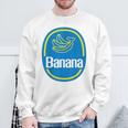 バナナ ステッカー フルーツ レイジー ハロウィン コスチューム スウェットシャツ 高齢者への贈り物