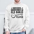 メンズ バンジョーじいさんバンジョーインストラクター スウェットシャツ 高齢者への贈り物