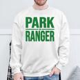 パークレンジャーパークランドワイルドライフフォレスト法執行機関 スウェットシャツ 高齢者への贈り物