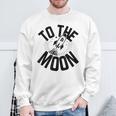 ビットコインから月へ、ビットコイン100k、ビットコイン暗号。 スウェットシャツ 高齢者への贈り物