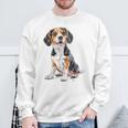 ビーグル 犬 モチーフ ペット イラスト ビーグル スウェットシャツ 高齢者への贈り物