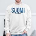 フィンランド スオミ ホッケー アンティーク調 ヴィンテージ レトロ スウェットシャツ 高齢者への贈り物