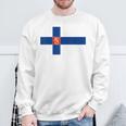 フィンランドtシャツ、フィンランド国旗、フィンランドの地図 メンズレディースキッズ スウェットシャツ 高齢者への贈り物
