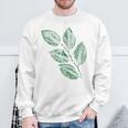 ブナの葉 植物 自然と森林 木のグラフィックス スウェットシャツ 高齢者への贈り物