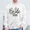 ブライダルシャワー フューチャー Mrs Wedding 2025 Bride スウェットシャツ 高齢者への贈り物