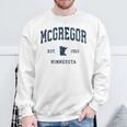 マクレガー ミネソタ Mn ヴィンテージ アスレチック ネイビー スポーツデザイン スウェットシャツ 高齢者への贈り物